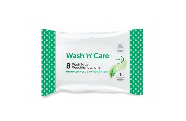 MA-907 2  Wash 'n' Care Waschhandschuhe parfümfrei